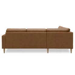 Linea venstrevendt hjørnesofa med pufafslutning