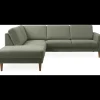 Linea venstrevendt hjørnesofa med pufafslutning