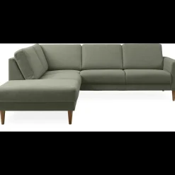 Linea venstrevendt hjørnesofa med pufafslutning