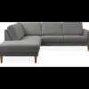 Linea venstrevendt hjørnesofa med pufafslutning