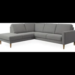 Linea venstrevendt hjørnesofa med pufafslutning