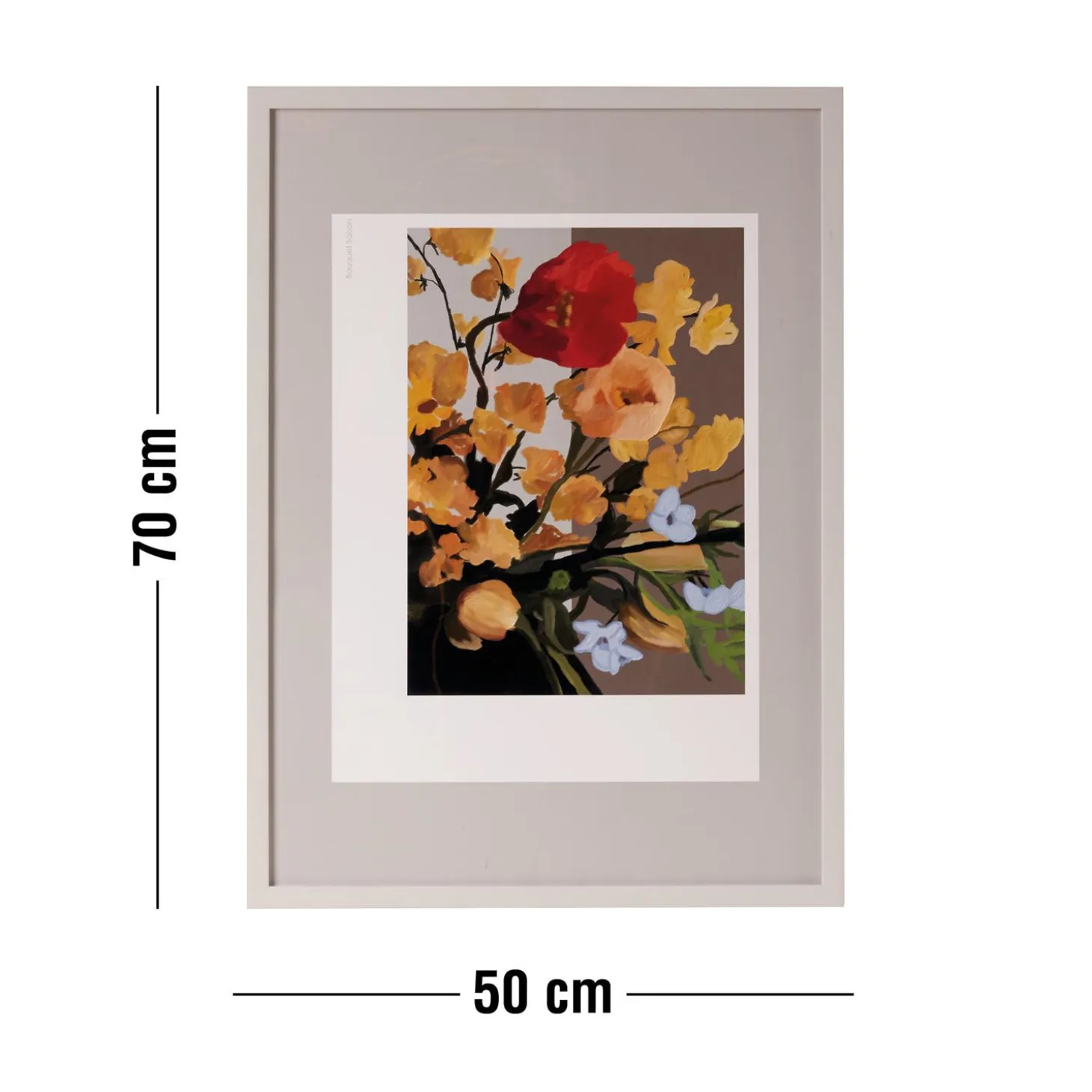 Ljusdal Plakat med ramme 50 x 70 x 1,6 cm
