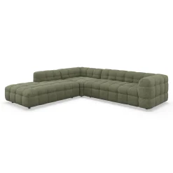 Manon hjørnesofa med pufafslutning