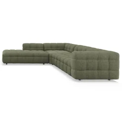 Manon hjørnesofa med pufafslutning