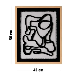 Messina Plakat med ramme 40 x 50 x 2,9 cm