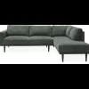 Mexico højrevendt sofa med pufafslutning