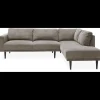 Mexico højrevendt sofa med pufafslutning