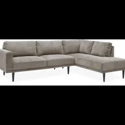 Mexico højrevendt sofa med pufafslutning
