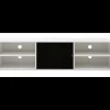 Mistral AV TV-møbel med 3 hylder og 1 låge hvid/sort