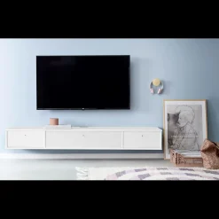 Mistral AV TV-møbel med 2 skuffer og 1 låge hvid