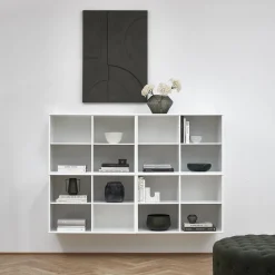 Mistral classic Hvid reol med 4 moduler