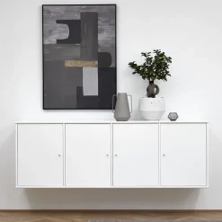 Mistral Classic Reol med 4 låger hvid