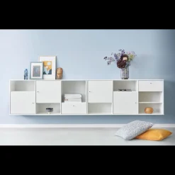 Mistral Classic Skænk med 2 moduler, 4 låger + 2 skuffer hvid