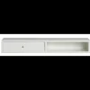 Mistral Classic Smal reol med 2 rum + 1 skuffe hvid