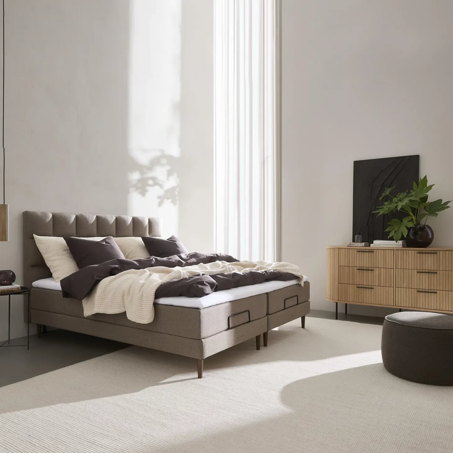 Nocturne Elegant inkl. topmadras, 180 x 200 cm elevationsseng