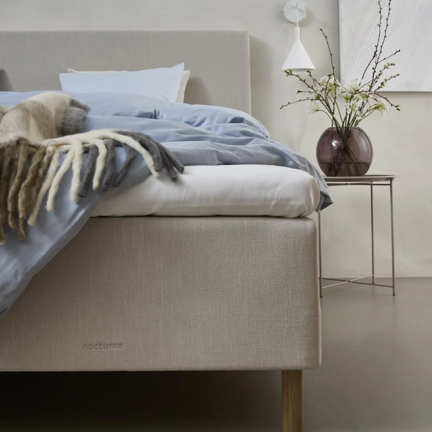 Nocturne Exclusive inkl. topmadras, 90 x 210 cm boksmadras