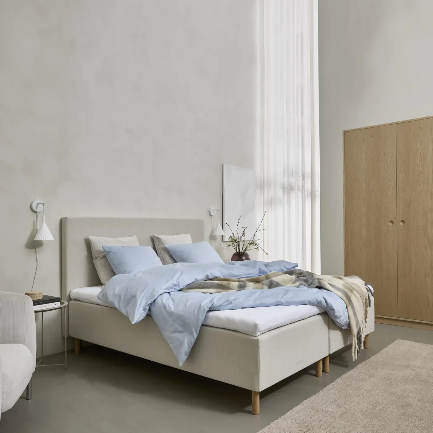 Nocturne Exclusive inkl. topmadras, 90 x 210 cm boksmadras