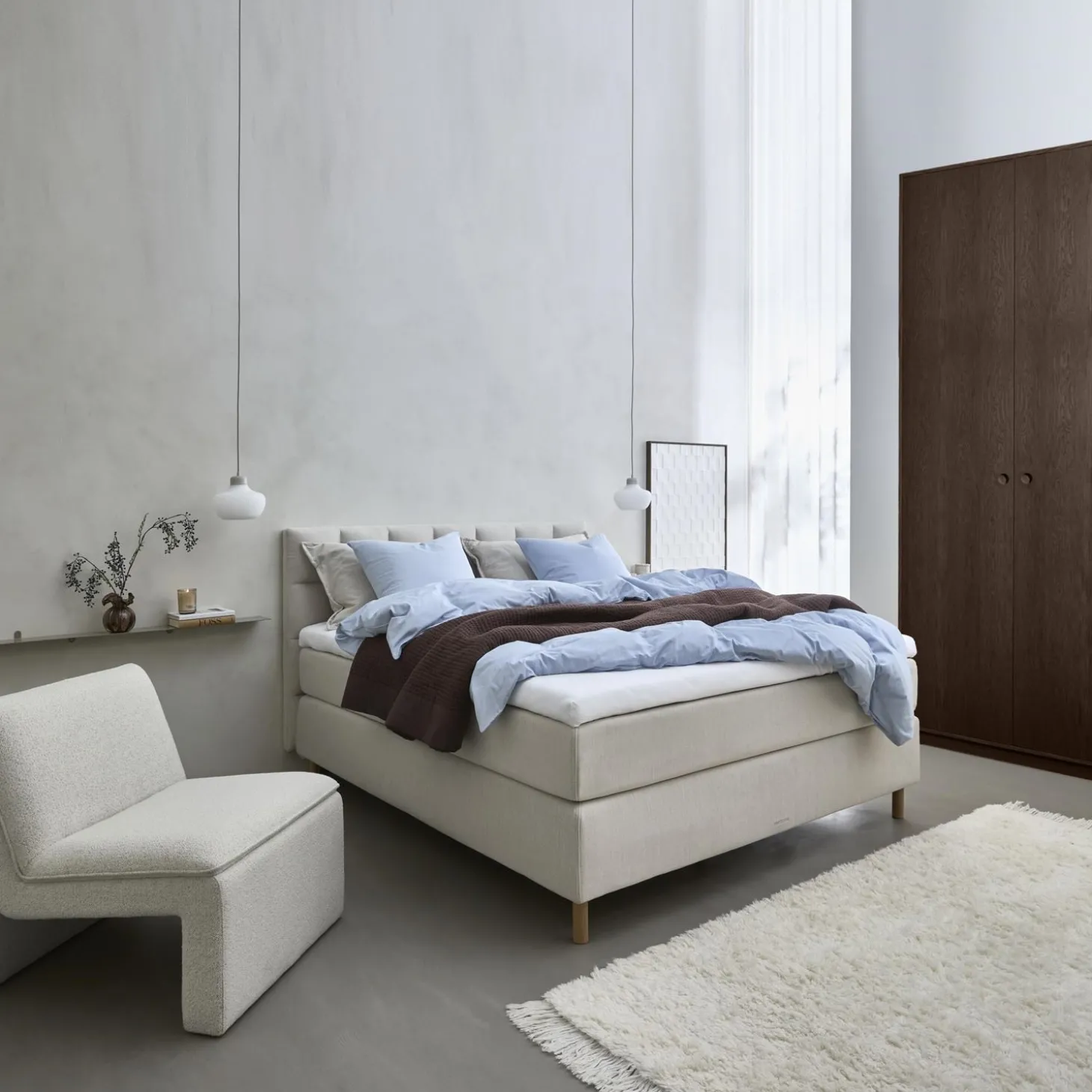 Nocturne Exclusive Plus inkl. topmadras, 180 x 210 cm kontinentalseng