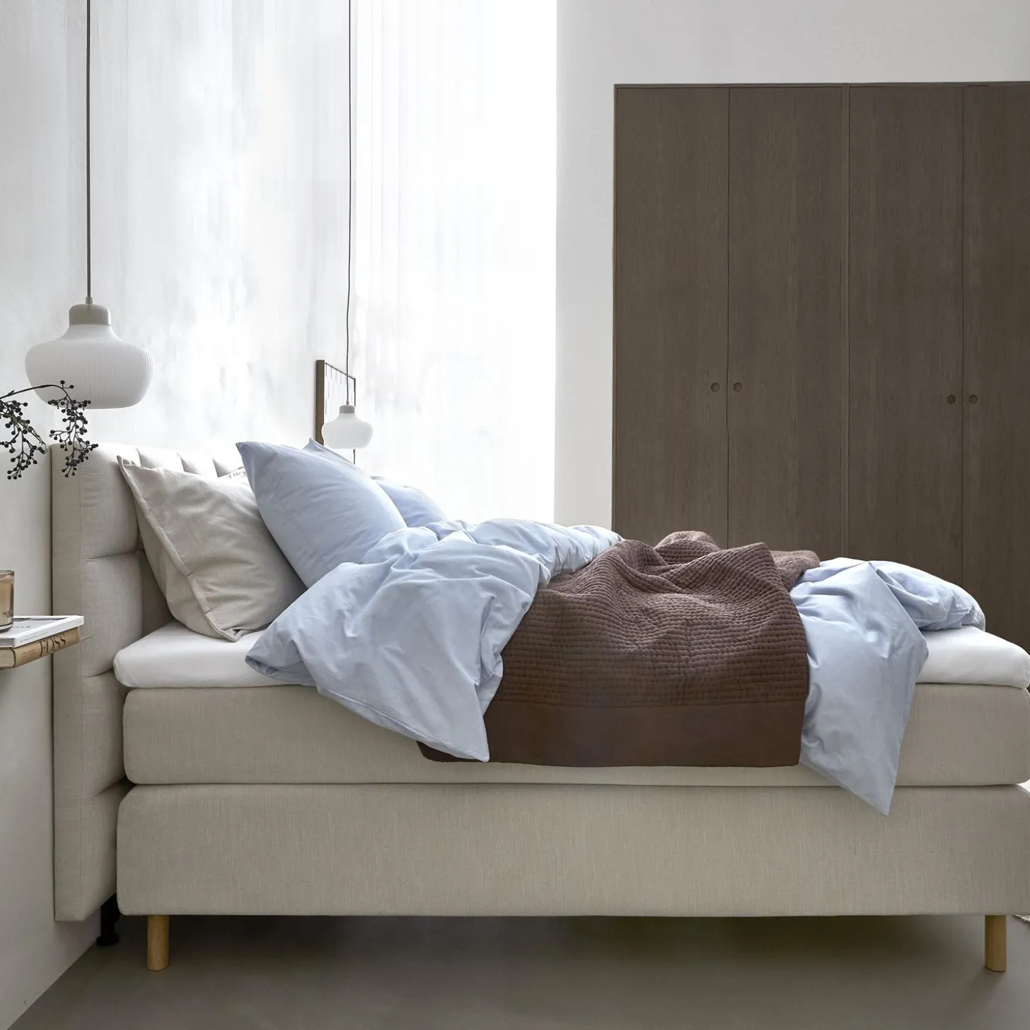 Nocturne Exclusive Plus inkl. topmadras, 180 x 210 cm kontinentalseng