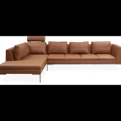 Nordskov venstrevendt hjørnesofa med pufafslutning
