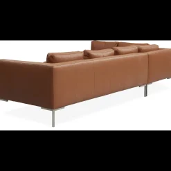 Nordskov venstrevendt hjørnesofa med pufafslutning