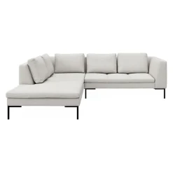 Nordskov venstrevendt hjørnesofa med pufafslutning
