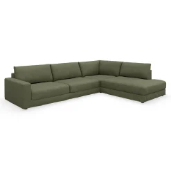 Norsberg højrevendt hjørnesofa med pufafslutning