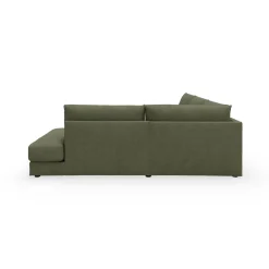 Norsberg højrevendt hjørnesofa med pufafslutning