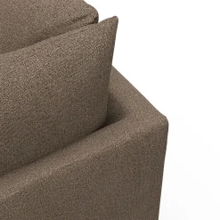 Norsberg højrevendt hjørnesofa med pufafslutning
