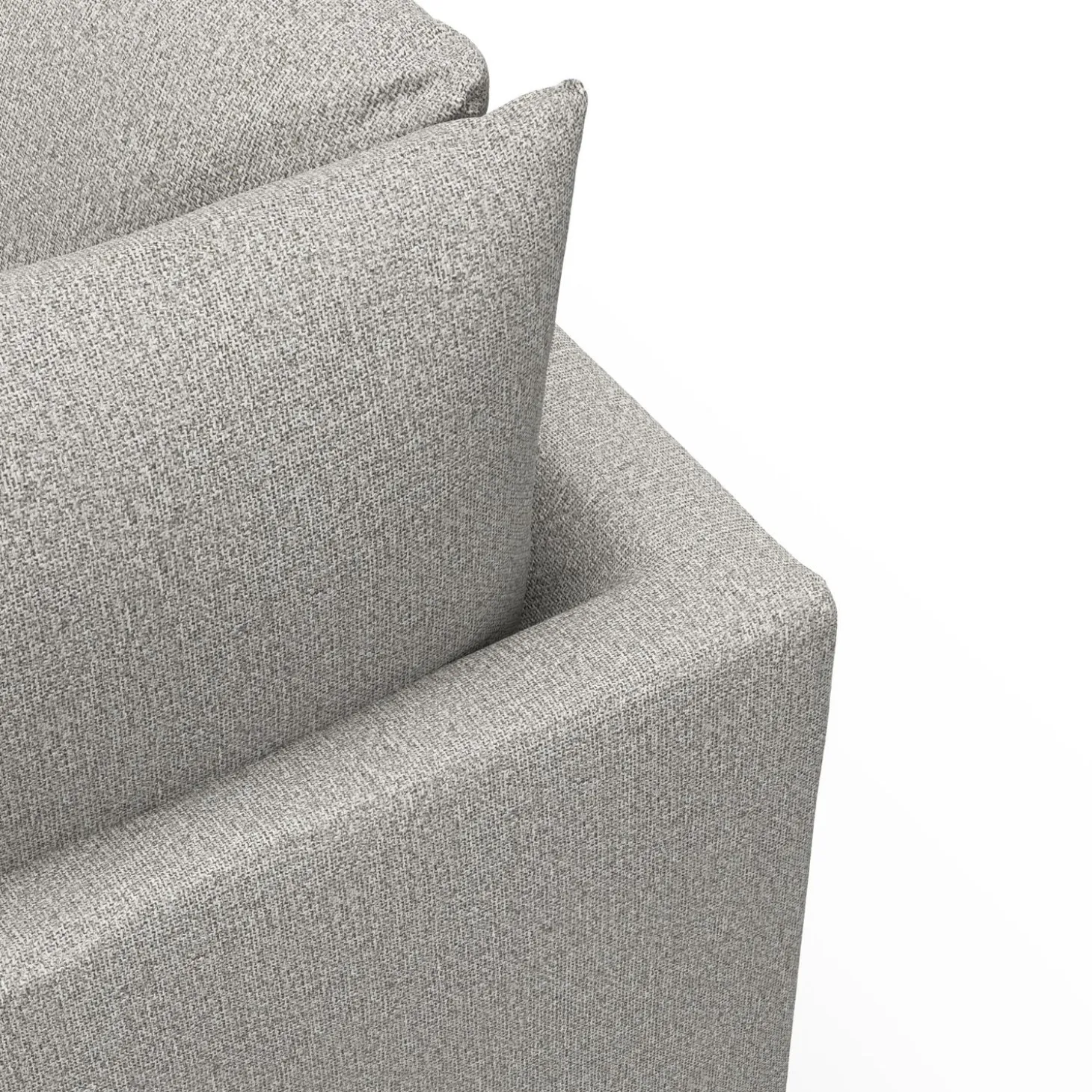 Norsberg højrevendt hjørnesofa med pufafslutning