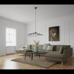 Nyland højrevendt hjørnesofa med chaiselong