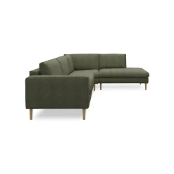 Nyland højrevendt hjørnesofa med pufafslutning