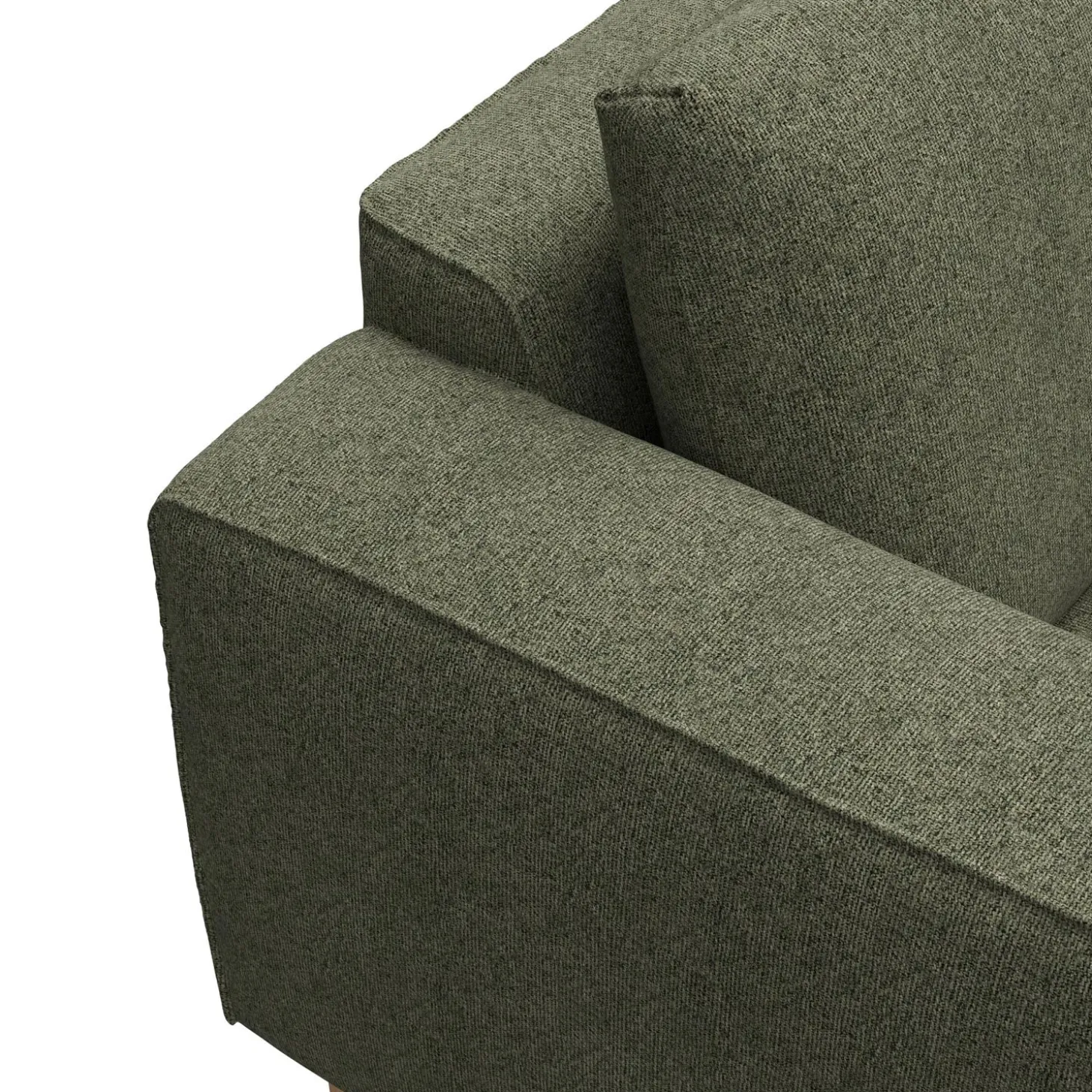 Nyland højrevendt hjørnesofa med pufafslutning