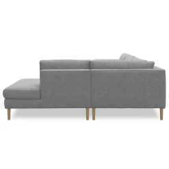Nyland højrevendt hjørnesofa med pufafslutning