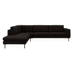 Nyland venstrevendt hjørnesofa med pufafslutning