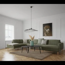 Nyland venstrevendt hjørnesofa med chaiselong