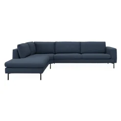 Nyland venstrevendt hjørnesofa med pufafslutning