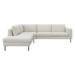 Nyland venstrevendt hjørnesofa med pufafslutning