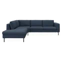 Nyland venstrevendt hjørnesofa med pufafslutning