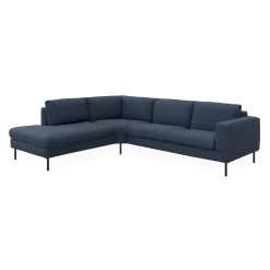 Nyland venstrevendt hjørnesofa med pufafslutning