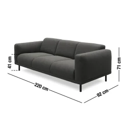 Parker 3 pers Sofa