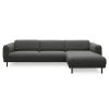 Parker højrevendt sofa med chaiselong