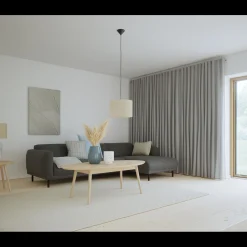 Parker højrevendt sofa med chaiselong
