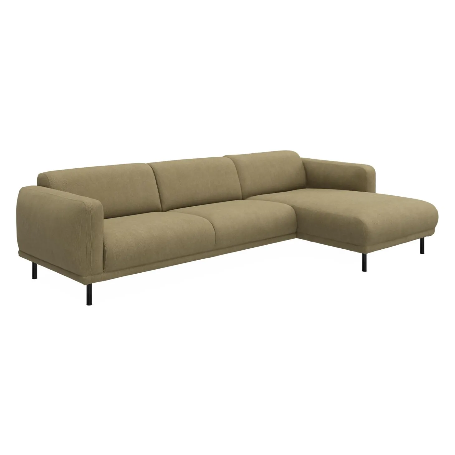 Parker højrevendt sofa med chaiselong