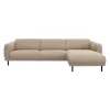 Parker højrevendt sofa med chaiselong