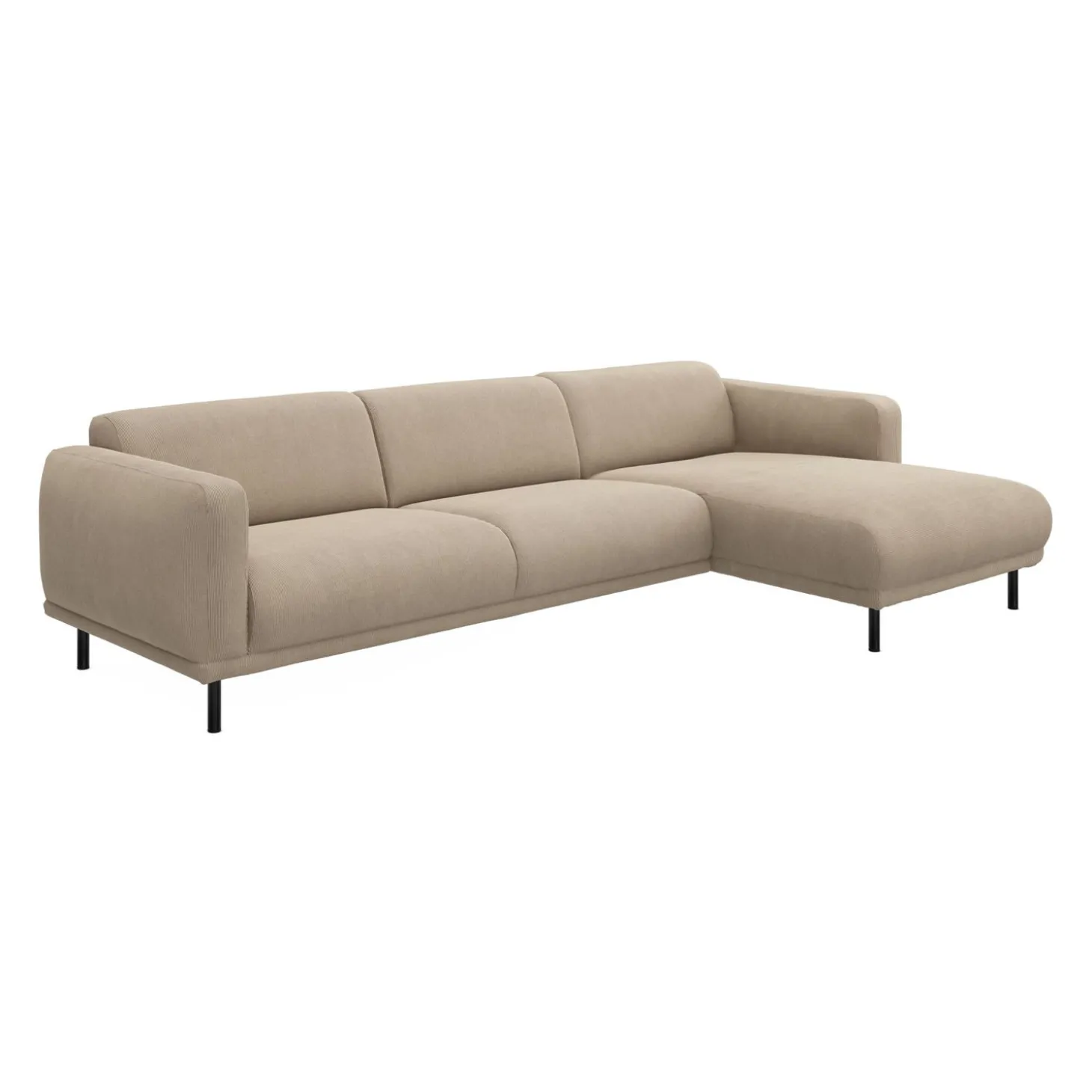 Parker højrevendt sofa med chaiselong