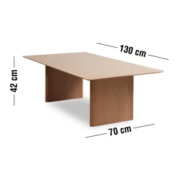 Plano Sofabord 130 x 42 x 70 cm