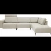 Remus højrevendt sofa med pufafslutning