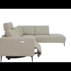 Remus højrevendt sofa med pufafslutning