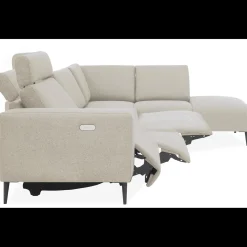Remus højrevendt sofa med pufafslutning
